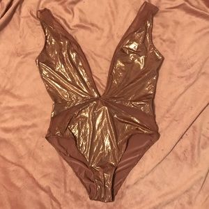 Victoria’s Secret Metallic Bodysuit
